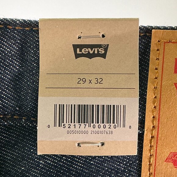 Levi's 501 Original Shrink-to-Fit Non-Stretch Men's Size 29x32 Rigid Jeans NWT - Picture 3 of 5